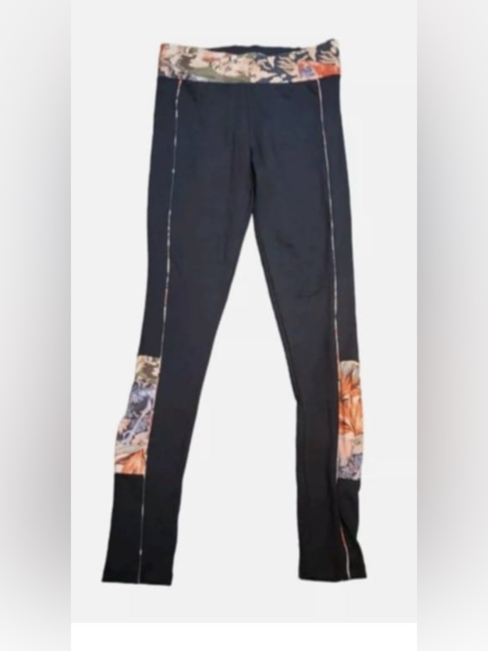 Zara Black Garment with Pink Floral Trim
